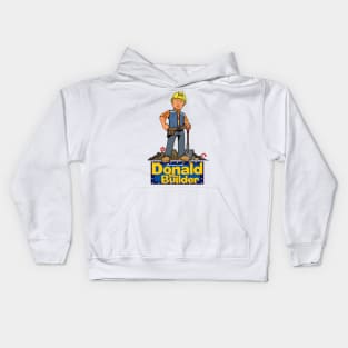 Donald The Builder Kids Hoodie